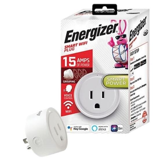 Energizer NEW IN BOX One Smart Wi-Fi Plug 15amps with Voice Control - Picture 1 of 7